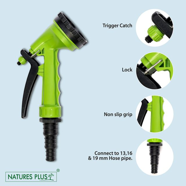 NATURES PLUS | SPRINKLER 5 PATTREN  GUN | WATER SPRAYER