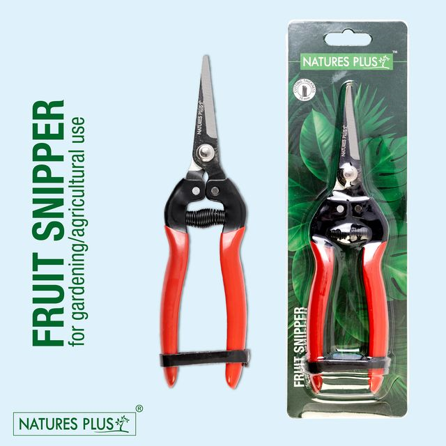 NATURES PLUS | FRUIT SNIPPER | BYPASS PRUNERS,SECATURES,GARDEN HAND SHEARS,FRUIT CUTTER,PREMIUM PRUNERS,FRUIT SNIPPER