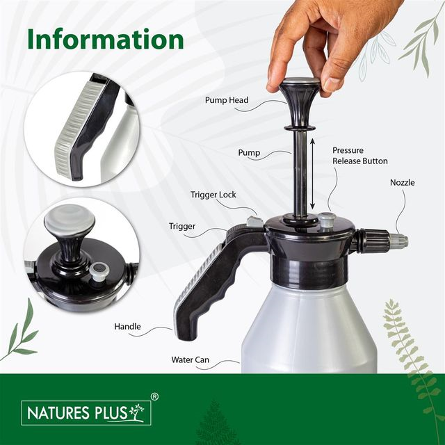 NATURES PLUS | PRESSURE SPRAYER 2.2 LTR